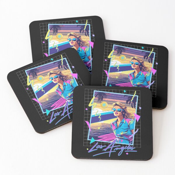 Item preview, LOS ANGELES 80S RETRO STYLE designed and sold by DiscoDiscoMx.
