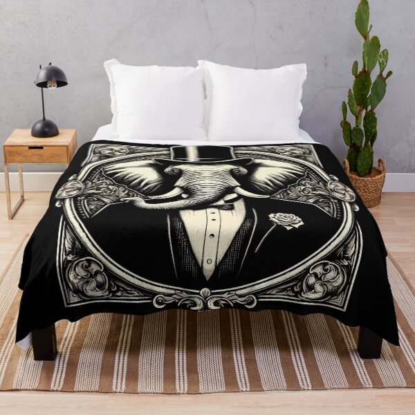 Item preview, Gentleman Elephant Vintage Portrait designed and sold by Quirky Shirts.