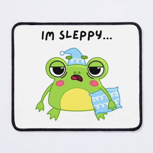 Item preview, Sleppy Frog Sticker. designed and sold by ZackArt09.