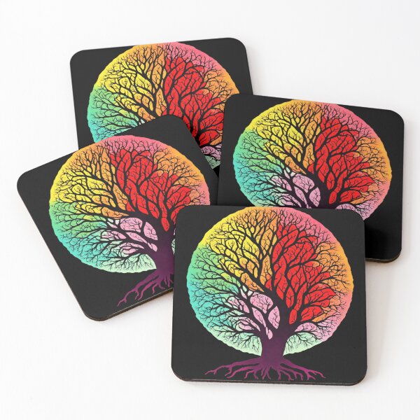 Item preview, Uprooted Colorful Tree of Life - Abstract Art designed and sold by Vilemo.