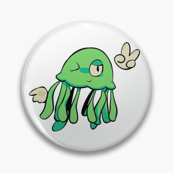 Item preview, Kinitopet jade the jellyfish  designed and sold by Gafyndii.