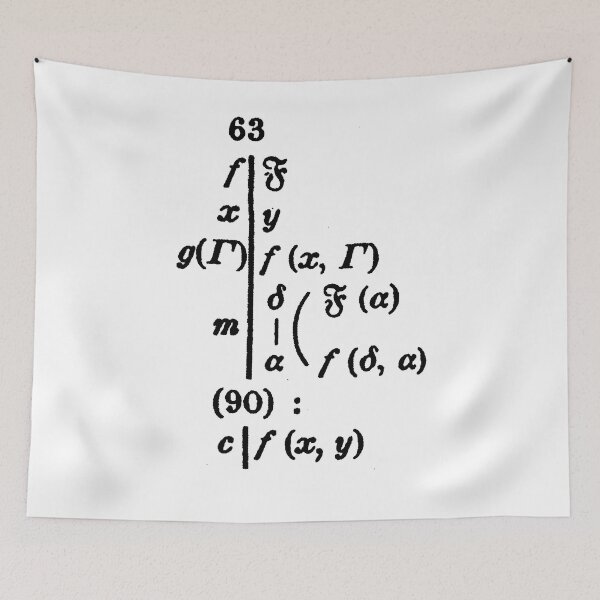 Item preview, Gottlob Frege: Begriffsschrift  (April group 1)) designed and sold by Maureen Eckert.