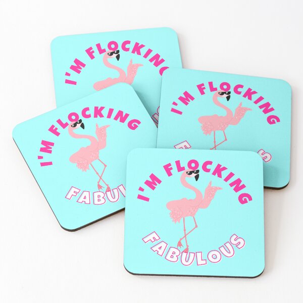 Item preview, I'm Flocking Fabulous Funny Flamingo Pun designed and sold by ricricswert.