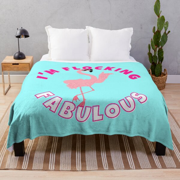 Item preview, I'm Flocking Fabulous Funny Flamingo Pun designed and sold by ricricswert.