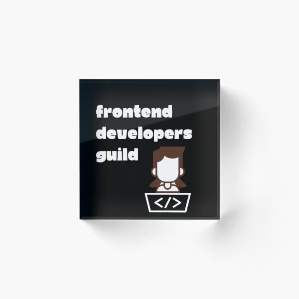 Item preview, Frontend Developer Guild designed and sold by RobMakesMerch.