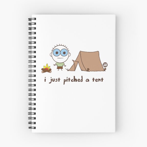Item preview, HAPPY CAMPER - PITCHED A TENT designed and sold by TODD GOLDMAN.