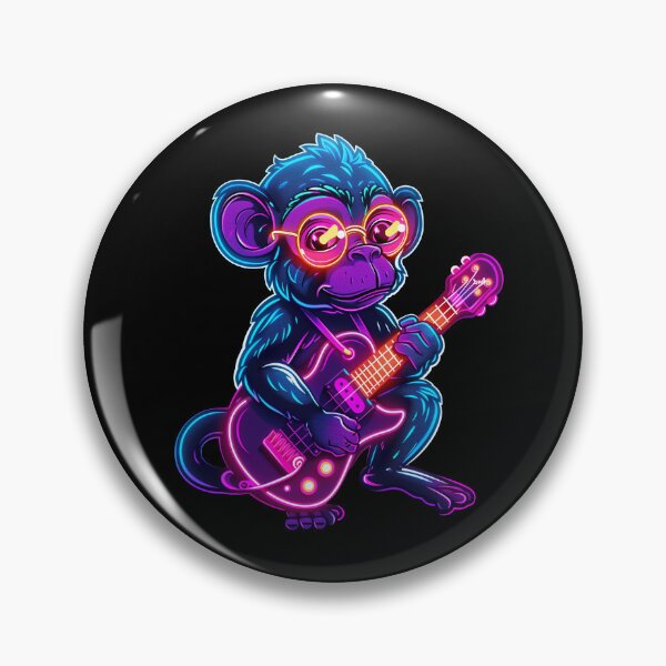Artikelvorschau, Neon Monkey Gitarrist Nr.2 entworfen und verkauft von Monokular.