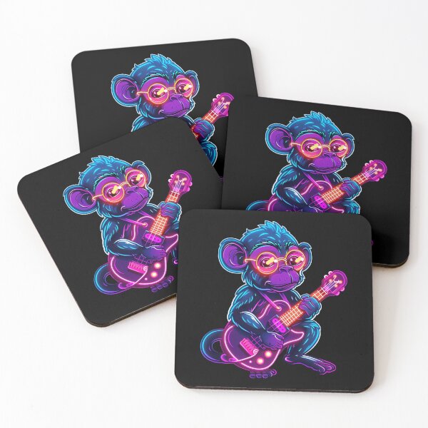 Item preview, Neon Monkey Guitarist no.2 designed and sold by Monokular.