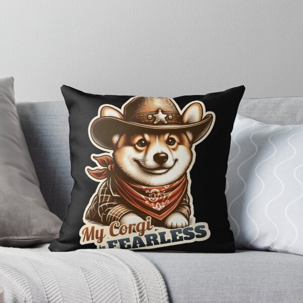 Item preview, Corgi Cowboy designed and sold by ThisDress.