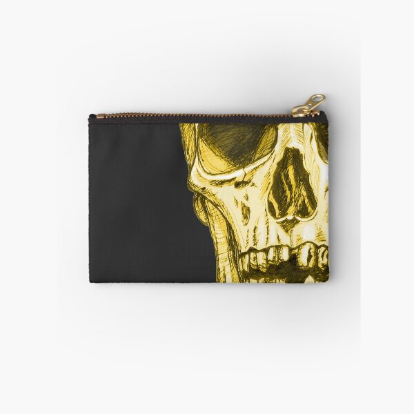 Item preview, Gold and black skull designed and sold by Rachelkambeitz.