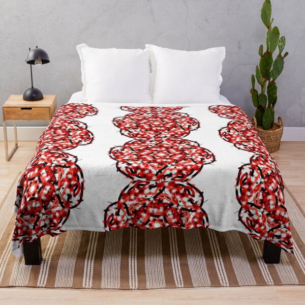 Item preview, Red and black flower swirl digital art design designed and sold by Aroeldesigns.