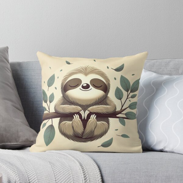Item preview, Serenity Sloth: A Tranquil Art Piece designed and sold by Wonderall.