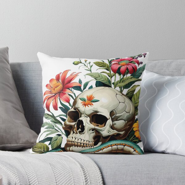 Item preview, Flower, skull, Snake designed and sold by filusattila.
