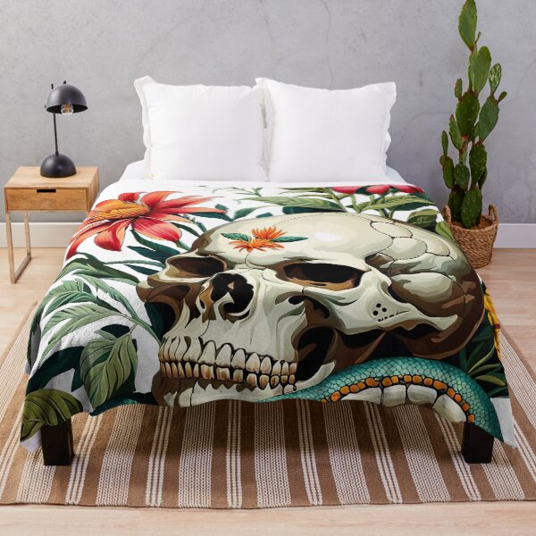 Item preview, Flower, skull, Snake designed and sold by filusattila.