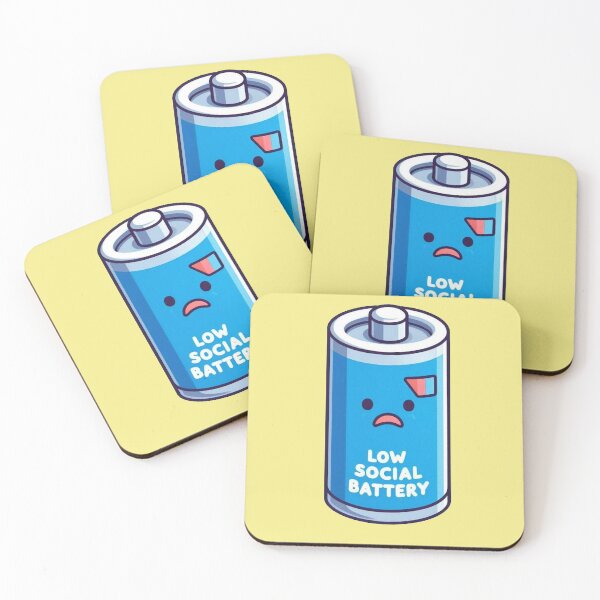 Item preview, Low Social Battery designed and sold by Vkinsify.