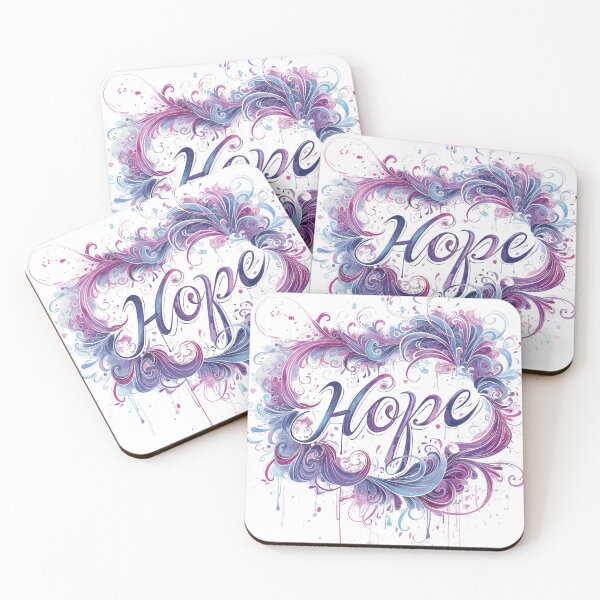 Item preview, Hope embellished art designed and sold by INK Chic Designs.