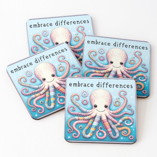 Item preview, Octopus Embrace Differences designed and sold by Quirky Shirts.