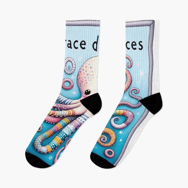Item preview, Octopus Embrace Differences designed and sold by Quirky Shirts.