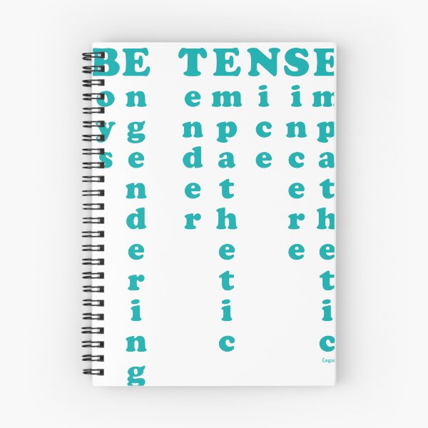 Item preview, BE TENSE designed and sold by Shelikesgreen.