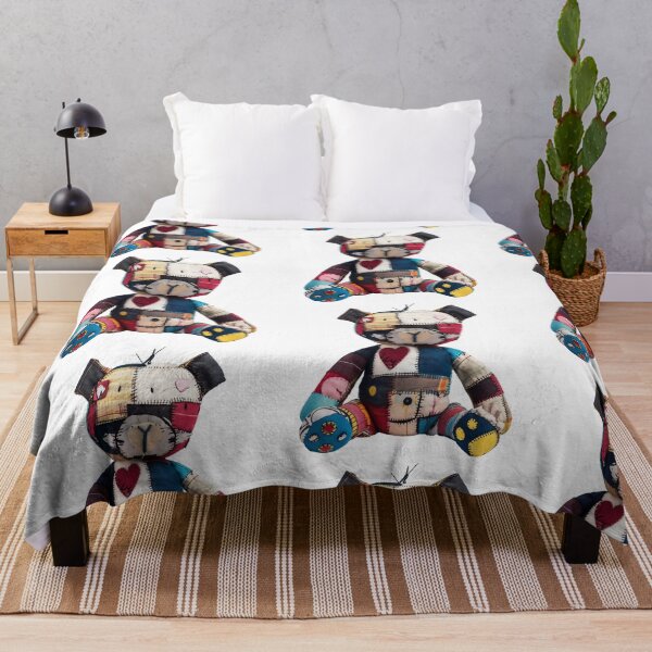 Item preview, Love Bear Patchwork designed and sold by RENcraft.