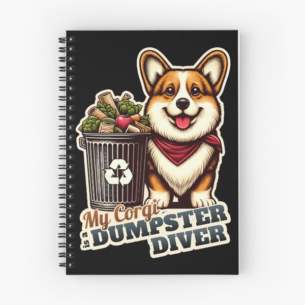 Item preview, Corgi Dumpster diver designed and sold by ThisDress.