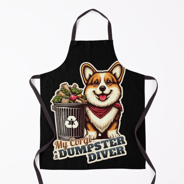 Item preview, Corgi Dumpster diver designed and sold by ThisDress.