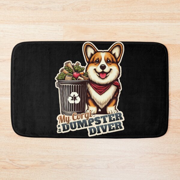 Item preview, Corgi Dumpster diver designed and sold by ThisDress.