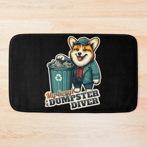 Item preview, Corgi Dumpster diver designed and sold by ThisDress.