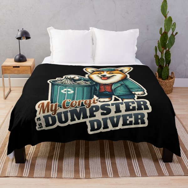 Item preview, Corgi Dumpster diver designed and sold by ThisDress.