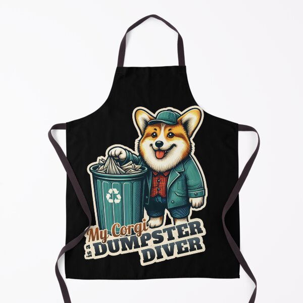 Item preview, Corgi Dumpster diver designed and sold by ThisDress.