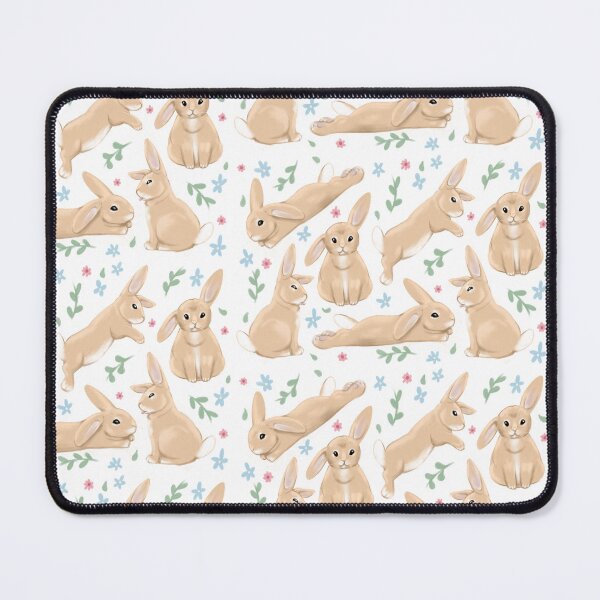 Item preview, Rabbit in Floral Pattern designed and sold by AllPandemonium.