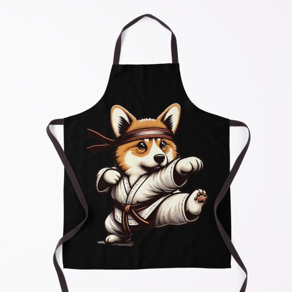 Item preview, Corgi karate designed and sold by ThisDress.