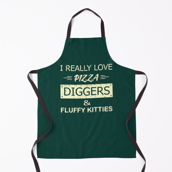 Artikelvorschau, Ich liebe Pizza, Bagger und flauschige Kätzchen entworfen und verkauft von kebello-shop.