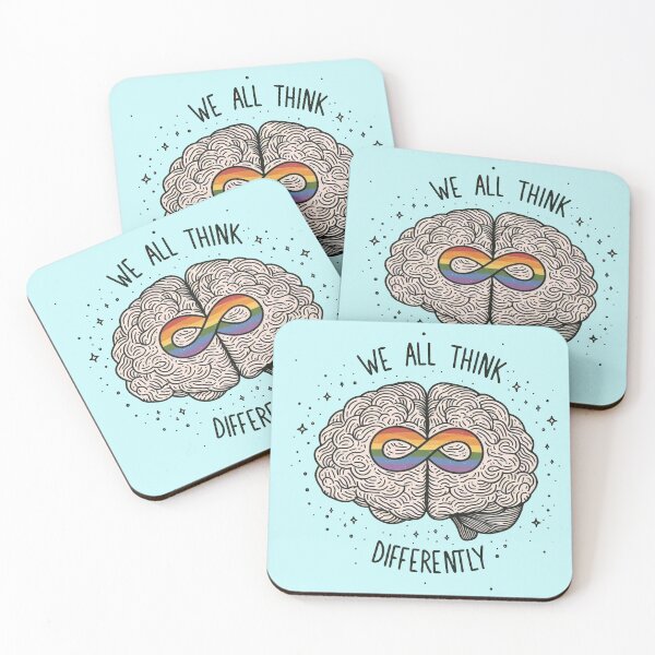 Item preview, We all think differently designed and sold by Vkinsify.