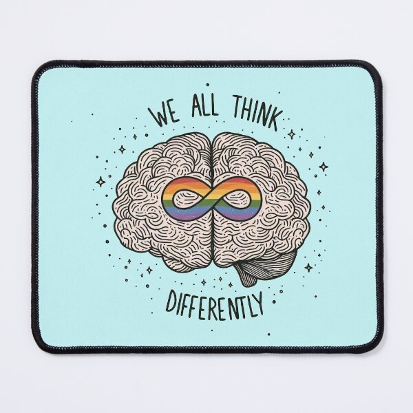 Item preview, We all think differently designed and sold by Vkinsify.