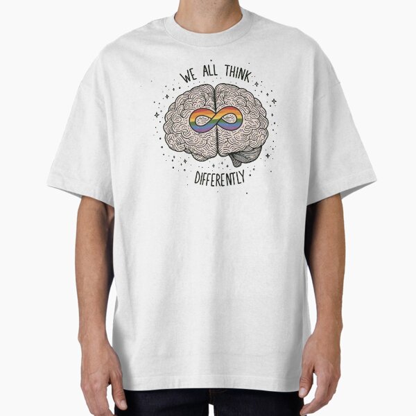 Item preview, We all think differently designed and sold by Vkinsify.