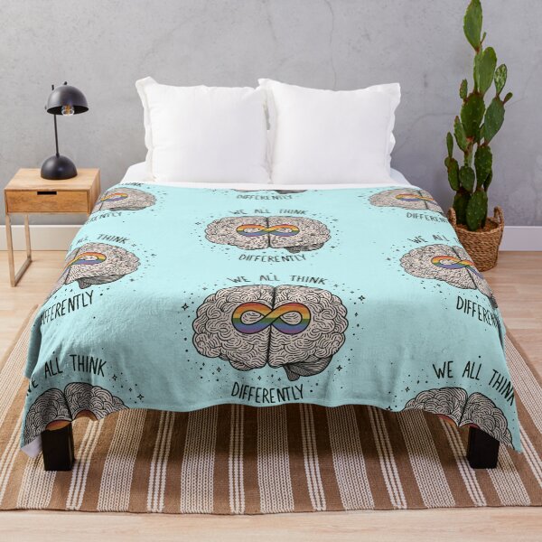 Item preview, We all think differently designed and sold by Vkinsify.