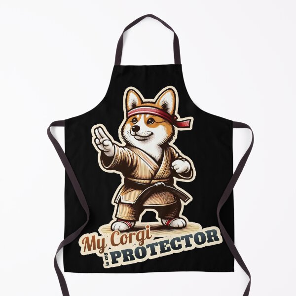 Item preview, Corgi karate designed and sold by ThisDress.