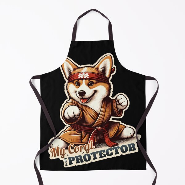 Item preview, Corgi karate designed and sold by ThisDress.