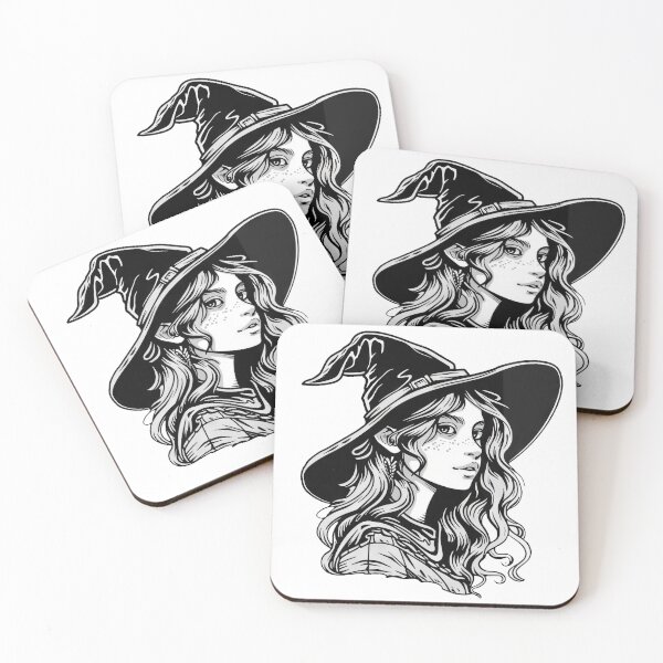 Item preview, Enlightened Witch: Sticker-Style Portrait designed and sold by cruzjone.