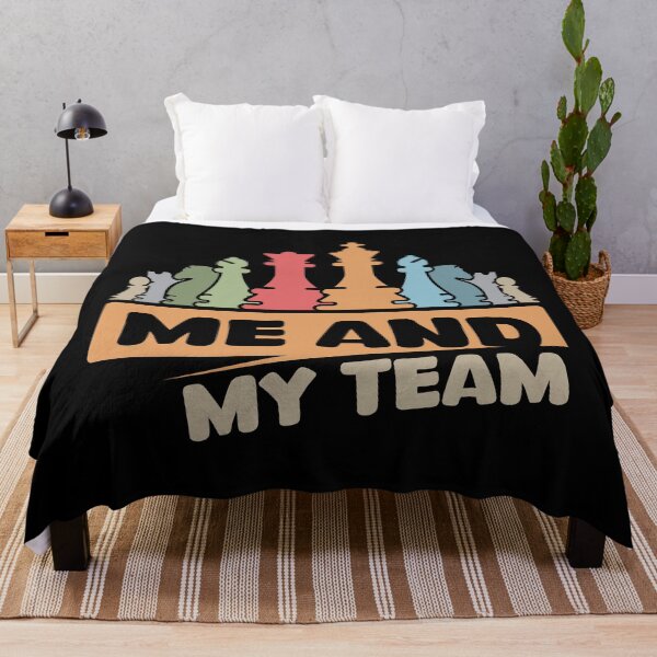 Item preview, retro chess figures funny sayings team colors symbol club logo designed and sold by AndreMi.