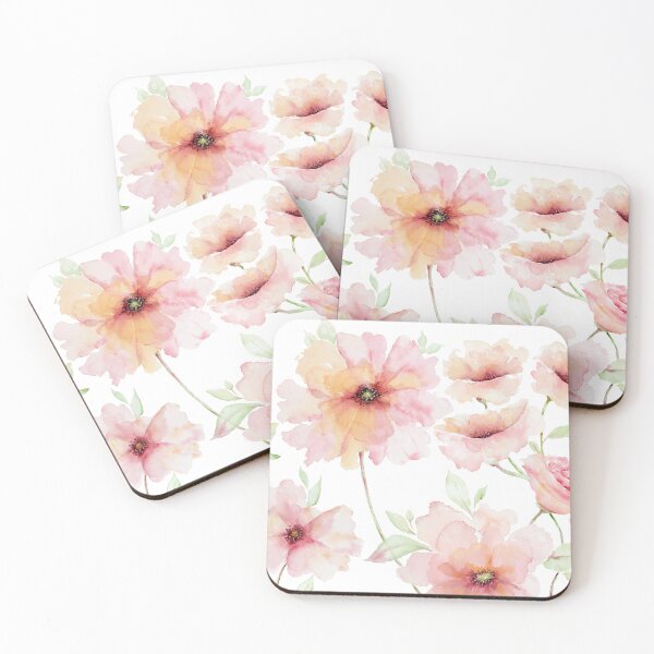 Item preview, Summer Blush Florals A designed and sold by Jean Plout.