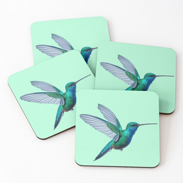 Item preview, hummingbird and flower designed and sold by Super-Fox.