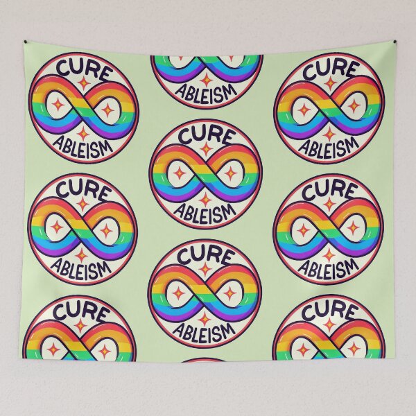 Item preview, Cure Ableism designed and sold by Vkinsify.