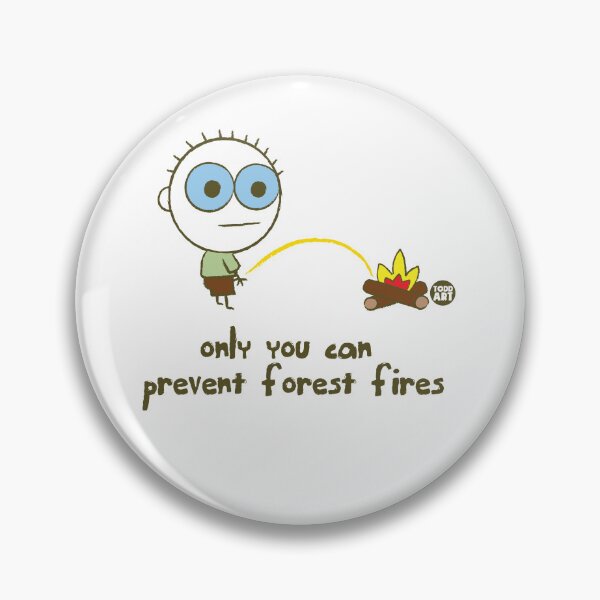Item preview, HAPPY CAMPER - PREVENT FOREST FIRES designed and sold by TODD GOLDMAN.