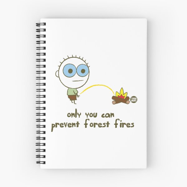 Item preview, HAPPY CAMPER - PREVENT FOREST FIRES designed and sold by TODD GOLDMAN.