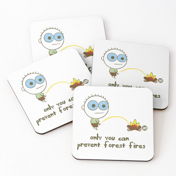 Item preview, HAPPY CAMPER - PREVENT FOREST FIRES designed and sold by TODD GOLDMAN.
