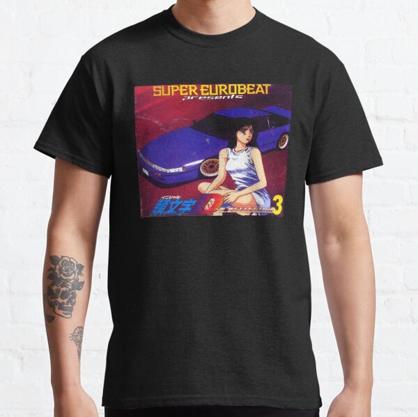 Initial D Mako Super Eurobeat Anime T-shirt classique