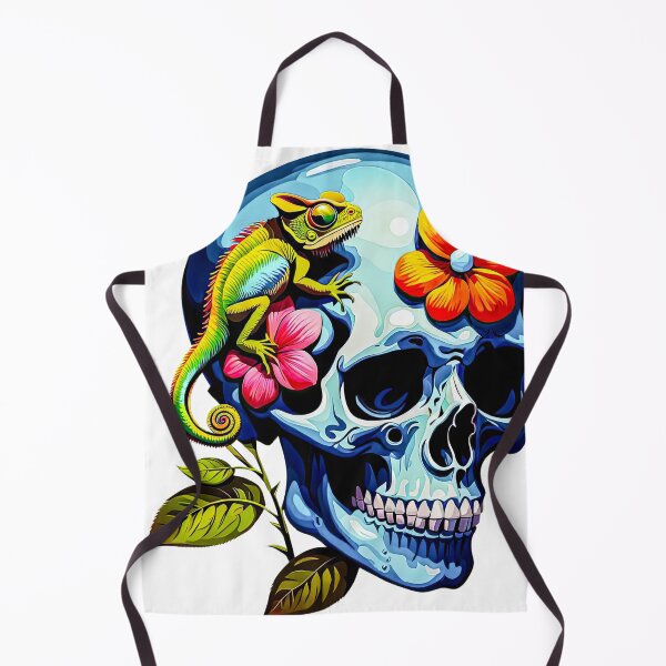 Item preview, Flower, skull, Chameleon designed and sold by filusattila.