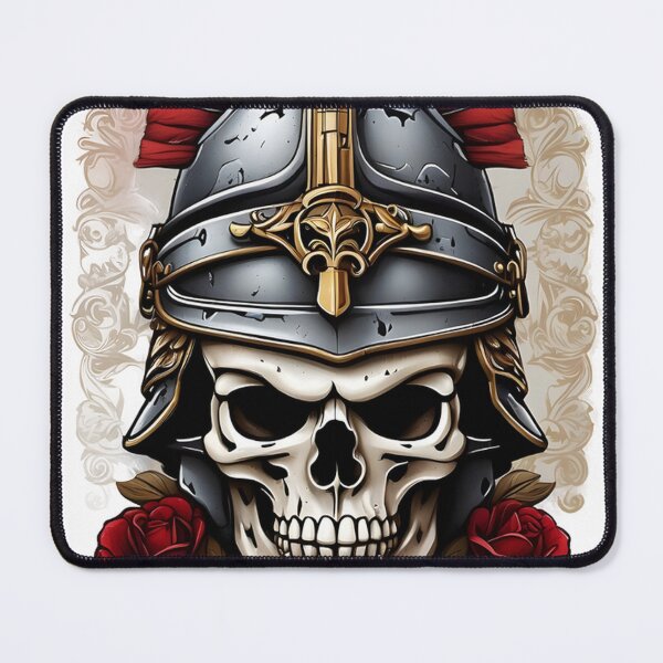 Item preview, Knight skull designed and sold by david stigler.